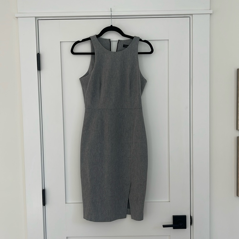 Banana republic grey sheath dress. Size 4